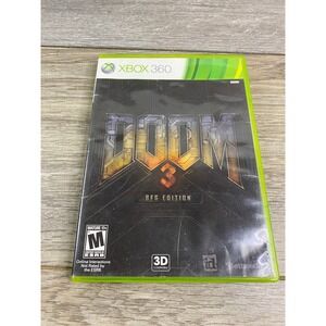 Doom 3 BFG Edition Microsoft Xbox 360 Remastered Includes Doom 1 & 2 Bethesda